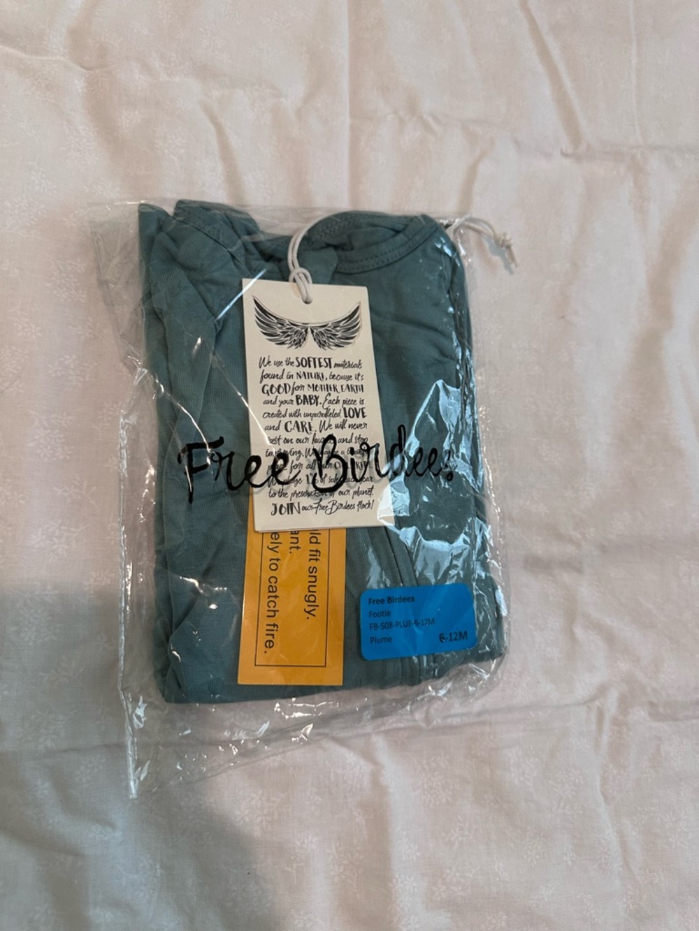 Free Birdees Plume Footie Pajamas